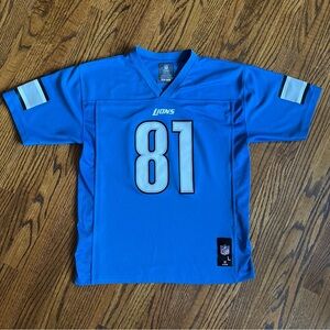NFL Detroit Lions #81 Calvin Johnson Youth Large Jersey